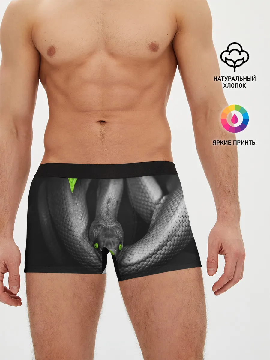 Мужские трусы боксеры / Змея