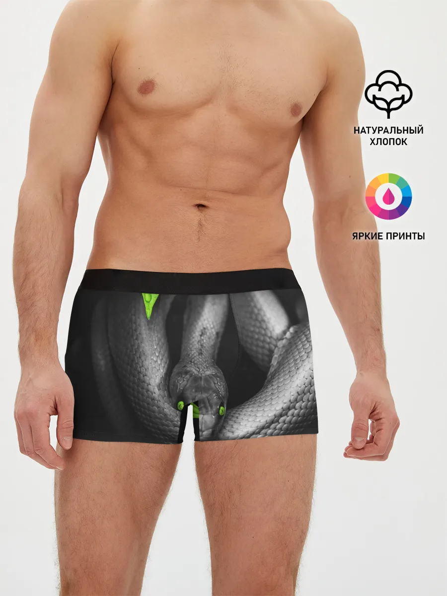 Мужские трусы боксеры / Змея