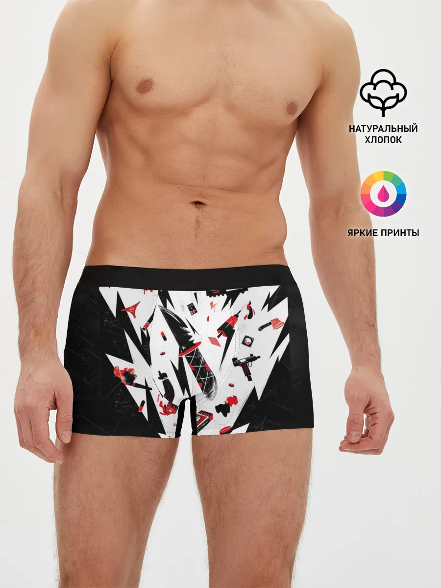 Мужские трусы боксеры / Кровосток