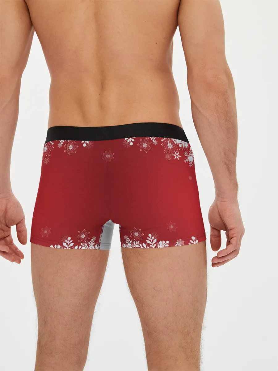 Мужские трусы боксеры / BTS праздничный