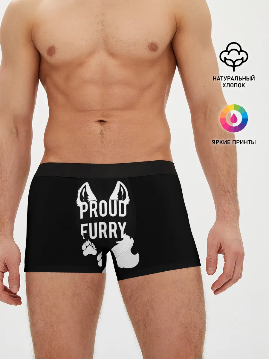 Мужские трусы боксеры / Proud Furry