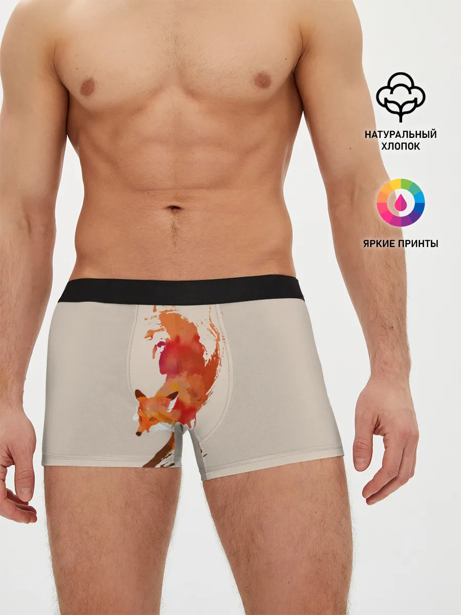 Мужские трусы боксеры / Paint Fox