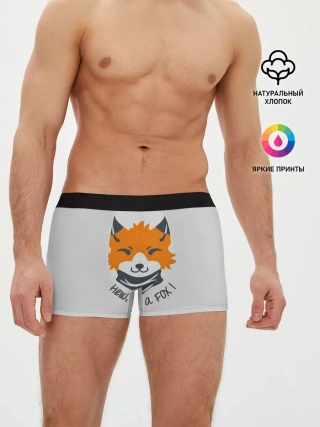 Мужские трусы боксеры / Hello Fox