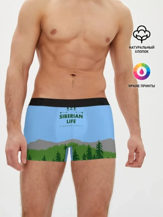 Мужские трусы боксеры / Сибирь