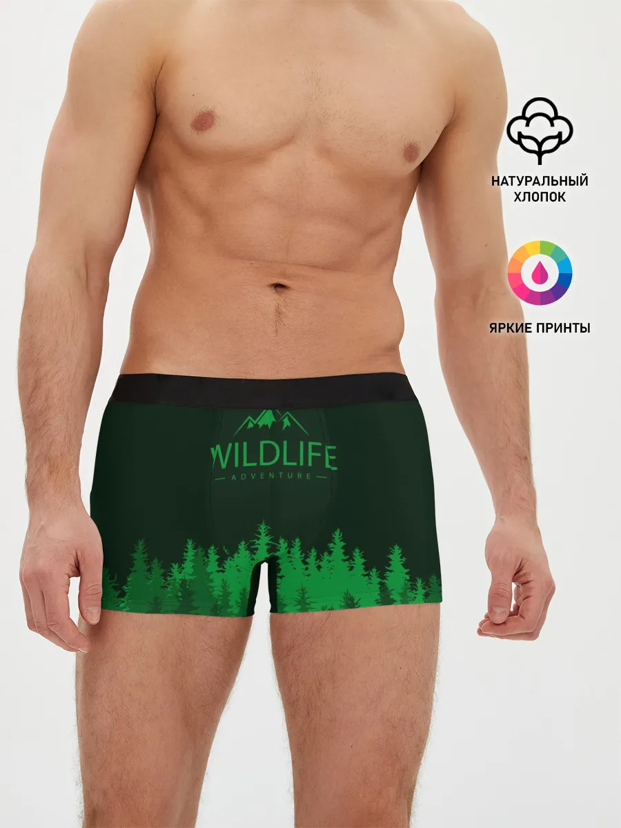 Мужские трусы боксеры / adventure