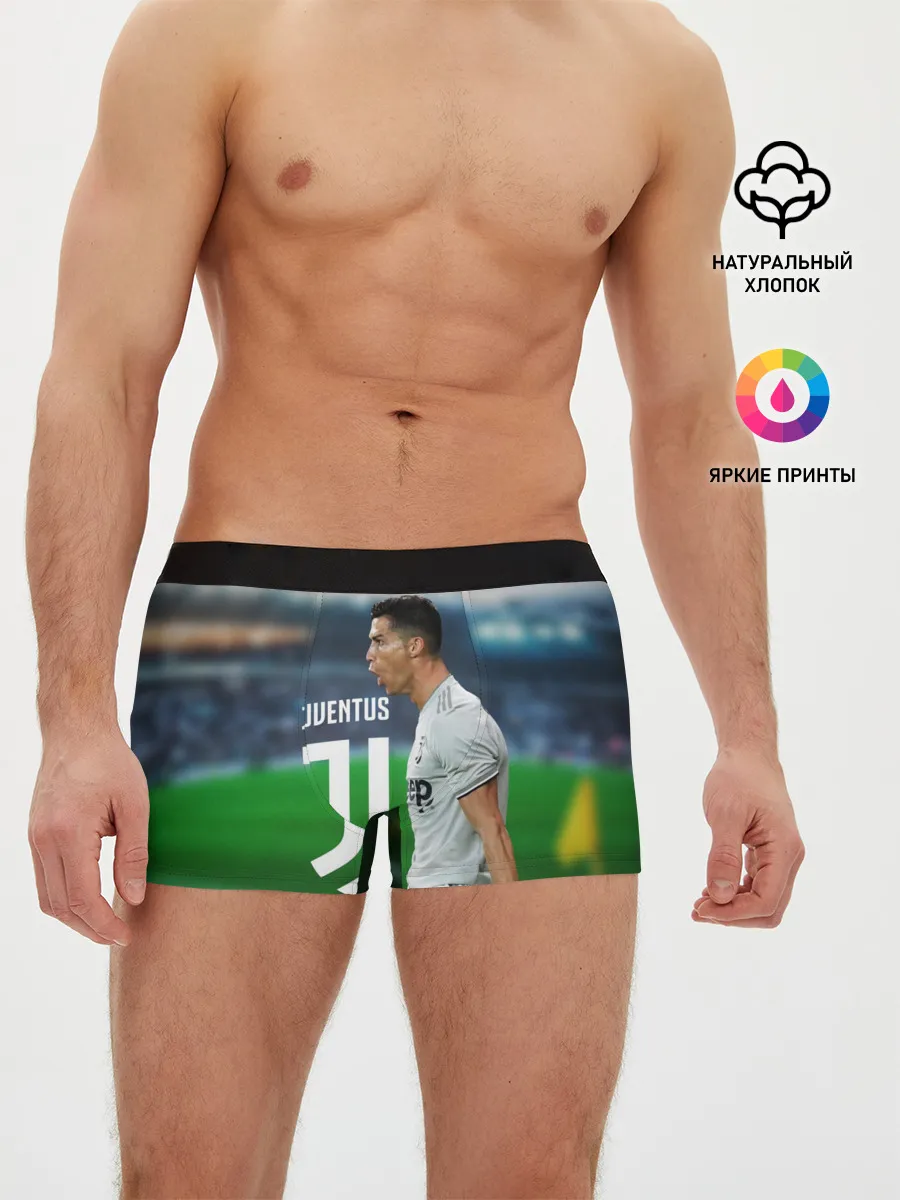 Мужские трусы боксеры / Роналдо Ювентус
