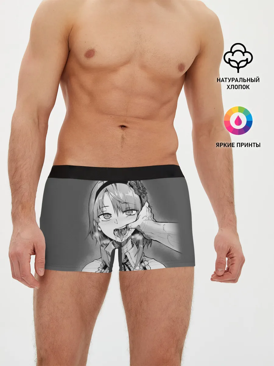 Мужские трусы боксеры / Show me your pretty mouth