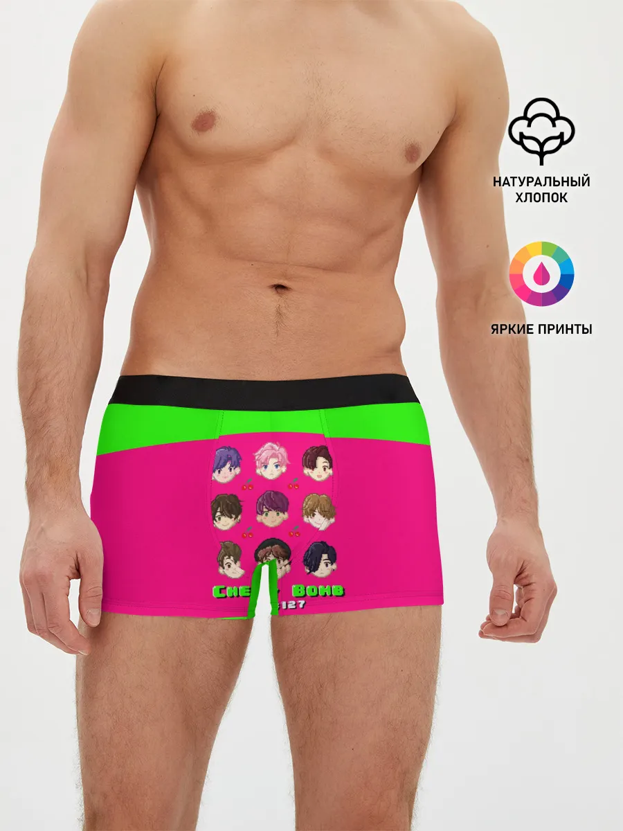 Мужские трусы боксеры / NCT 127. Cherry Bomb