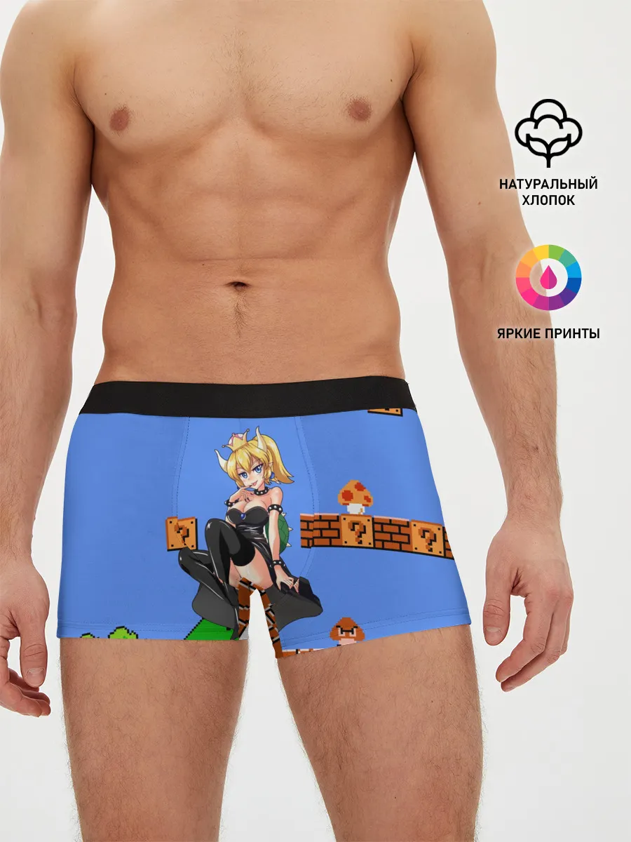 Мужские трусы боксеры / Bowsette