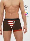 Мужские трусы боксеры / Костюм пирата в красную полоску