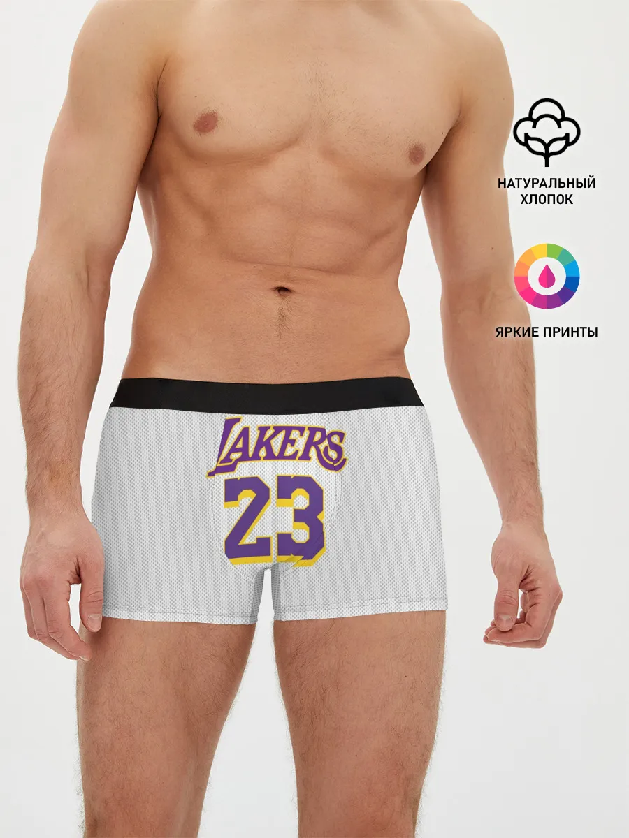 Мужские трусы боксеры / James 18-19 third LA Lakers