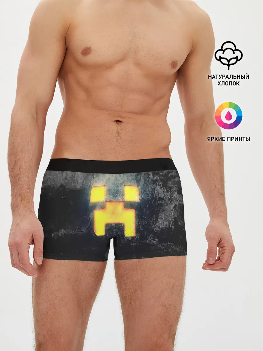 Мужские трусы боксеры / BLACK Creeper