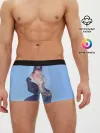 Мужские трусы боксеры / Joutarou Kuujou на синем