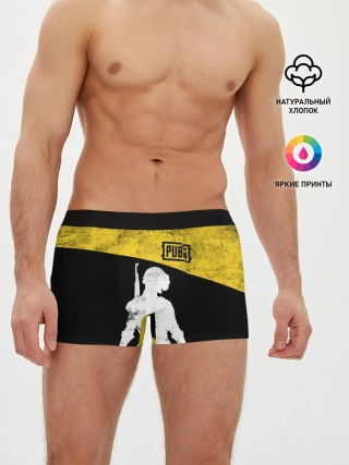 Мужские трусы боксеры / PUBG Grunge