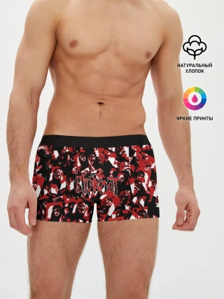 Мужские трусы боксеры / SlipKnot камуфляж
