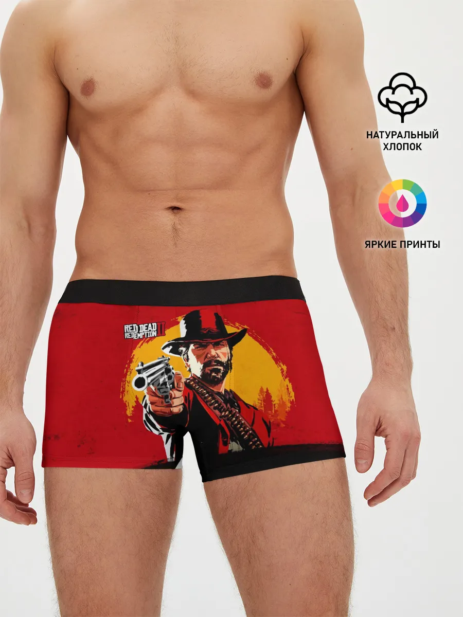 Мужские трусы боксеры / Red Dead Redemption 2
