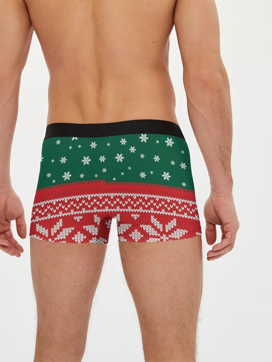 Мужские трусы боксеры / Новогодний Евгений