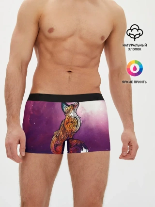 Мужские трусы боксеры / Космическая Лиса