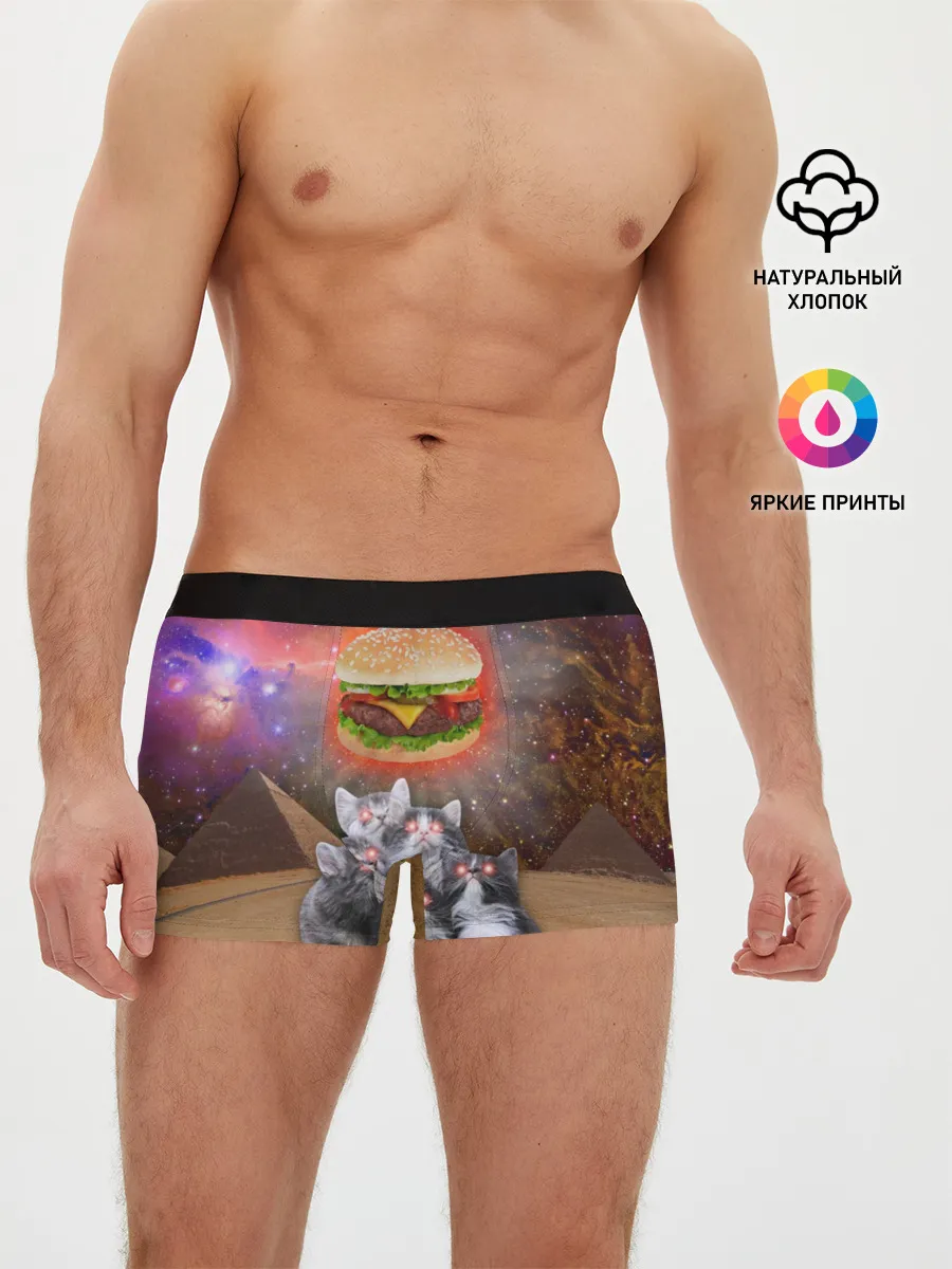 Мужские трусы боксеры / Египетские Коты