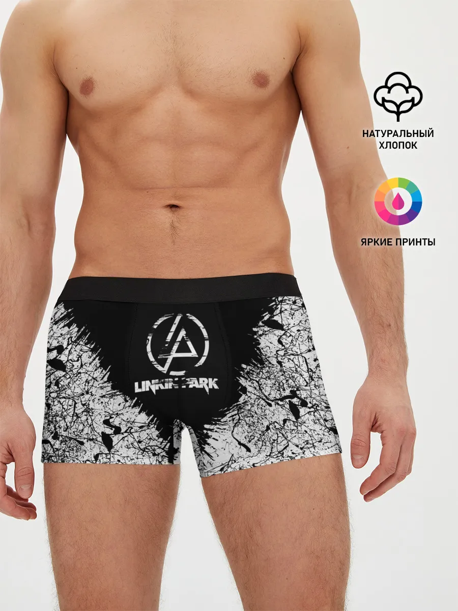 Мужские трусы боксеры / Linkin Park #1