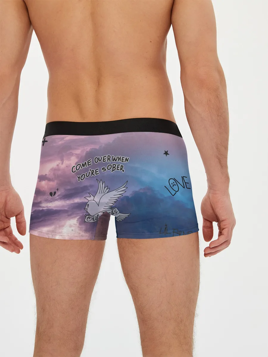 Мужские трусы боксеры / Lil Peep