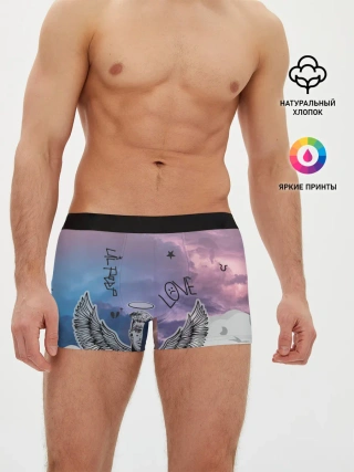 Мужские трусы боксеры / Lil Peep