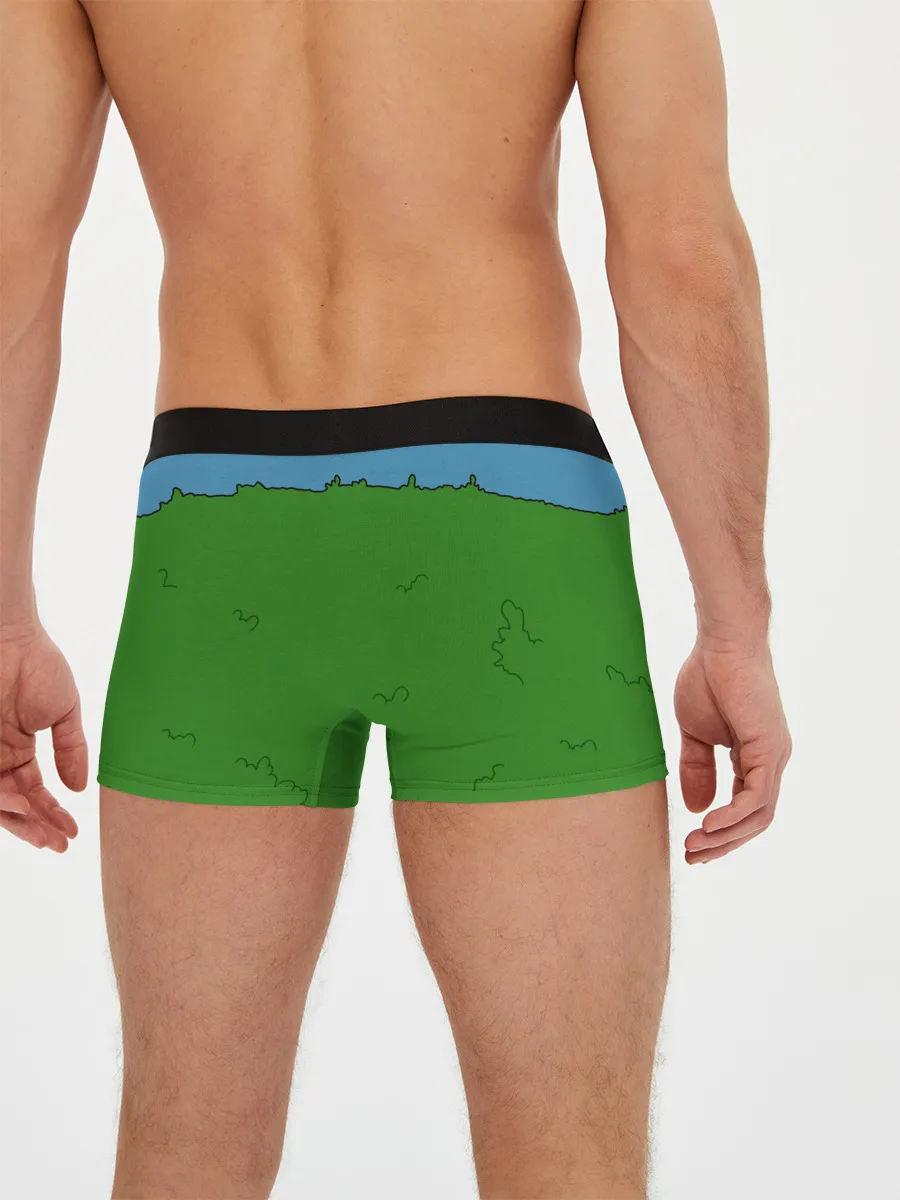 Мужские трусы боксеры / Гомер Симпсон в кустах