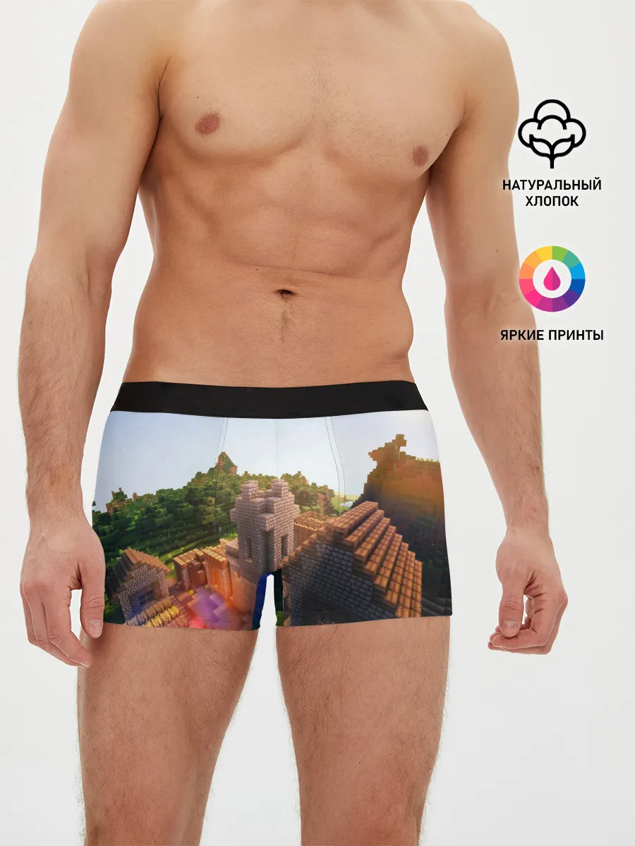 Мужские трусы боксеры / Minecraft