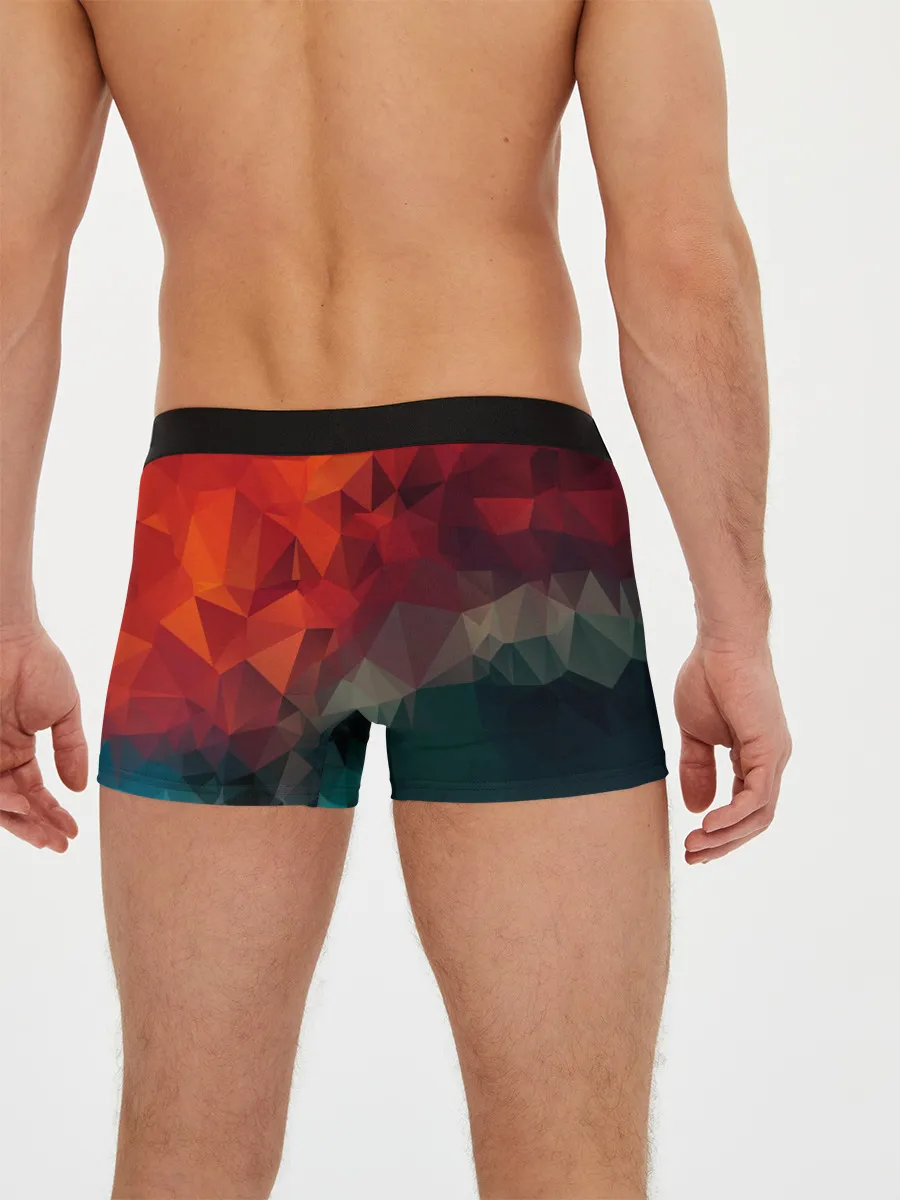 Мужские трусы боксеры / Краски Абстракт