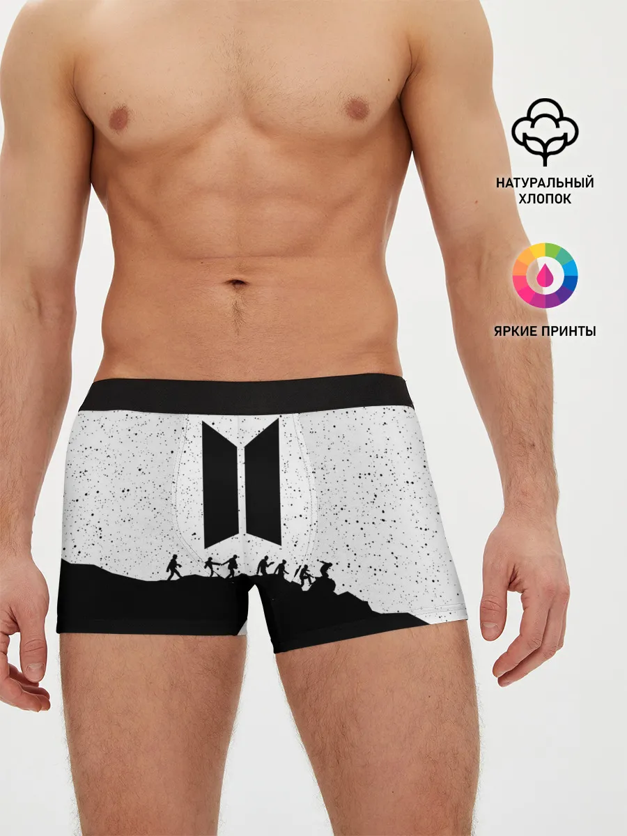 Мужские трусы боксеры / BTS STARS | БТС ЗВЁЗДЫ