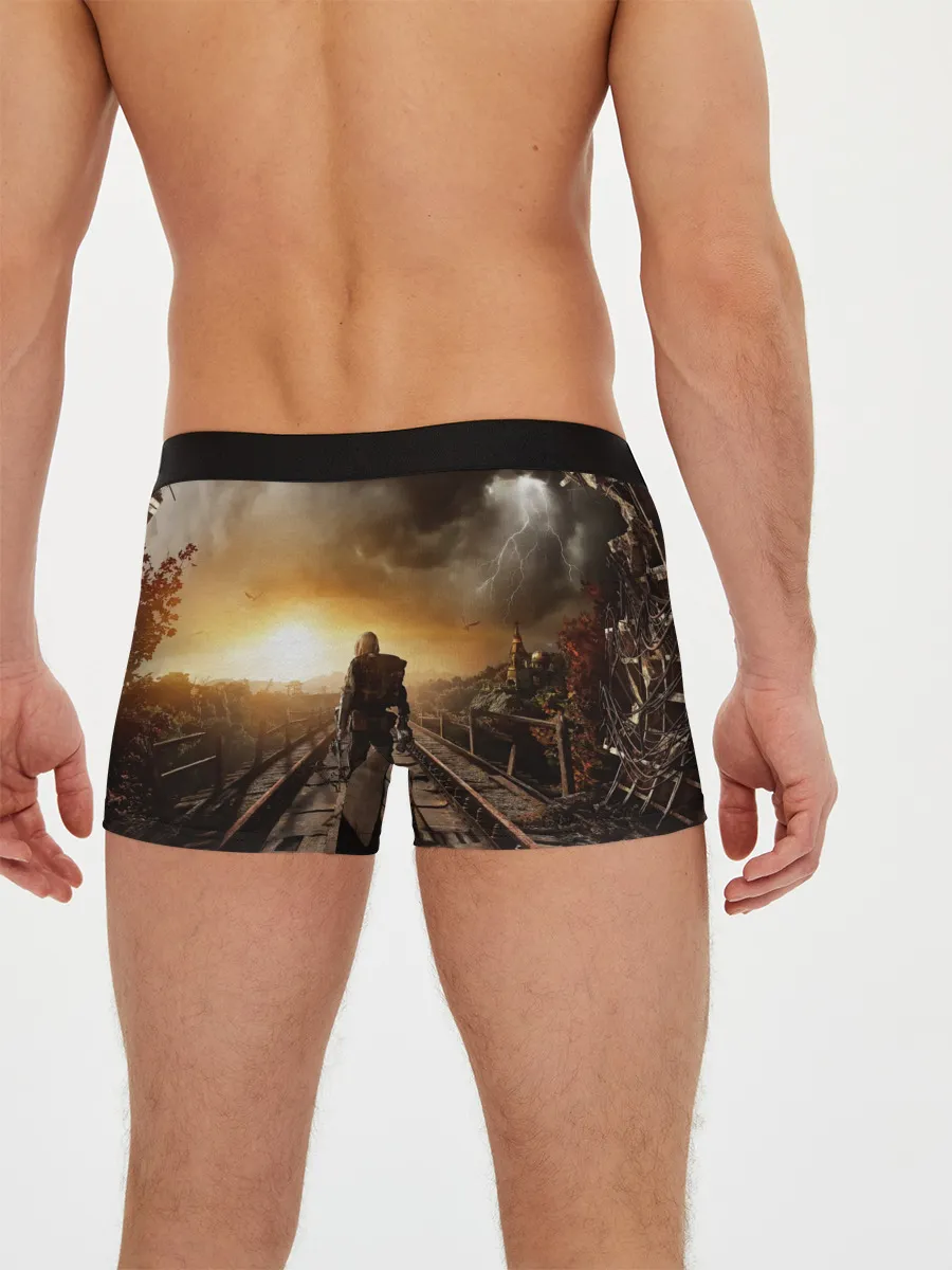 Мужские трусы боксеры / Metro 2033 постапокалипсис
