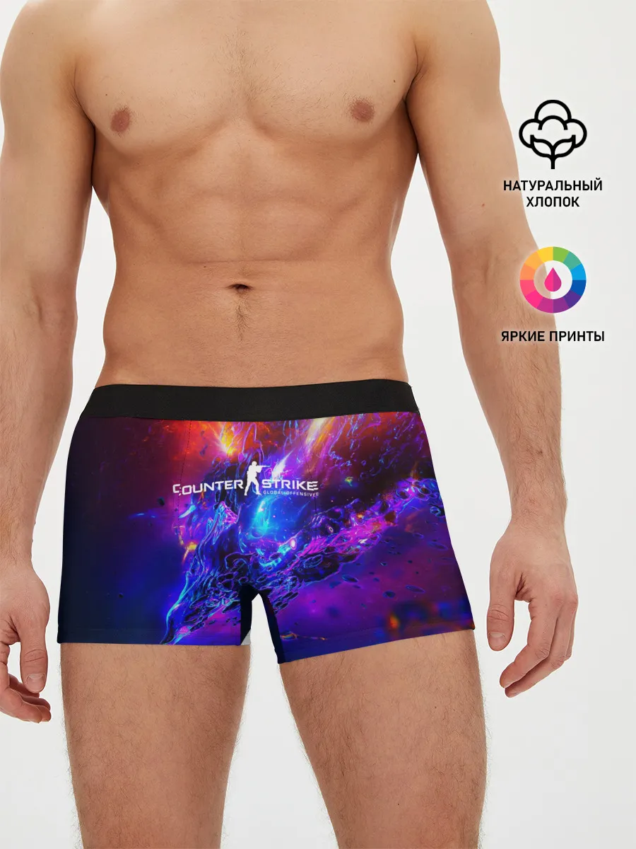 Мужские трусы боксеры / cs go:Revenge of the Beasts