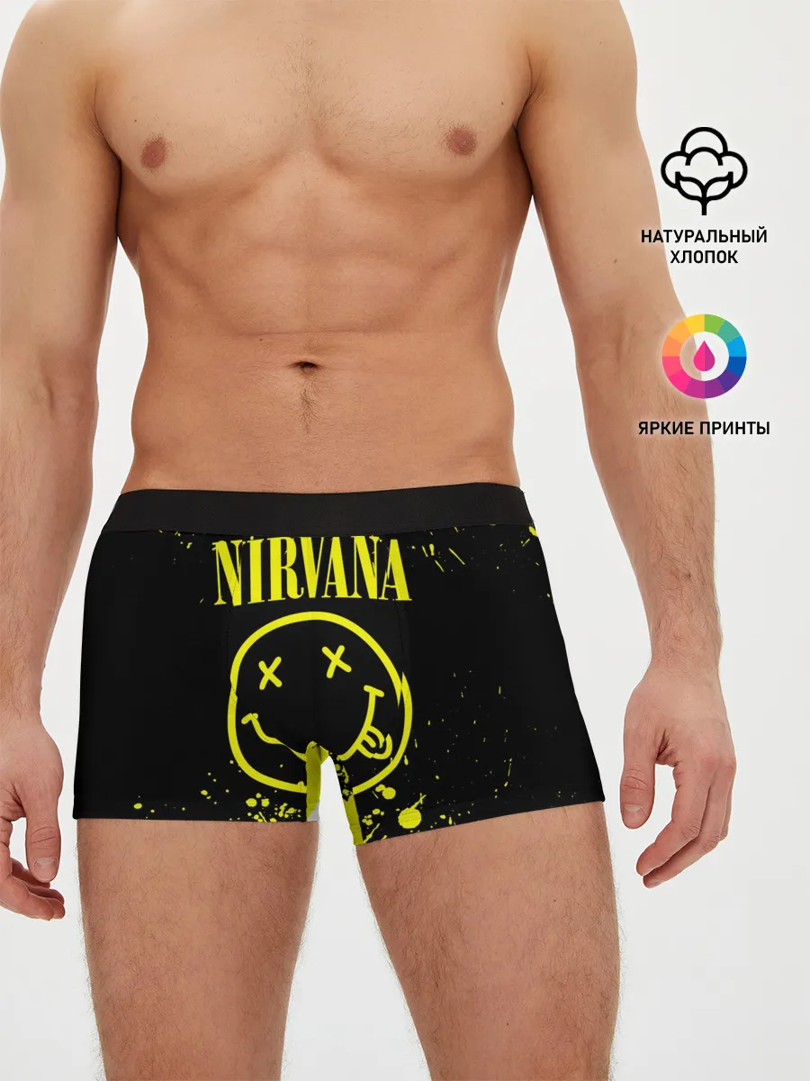 Мужские трусы боксеры / Nirvana
