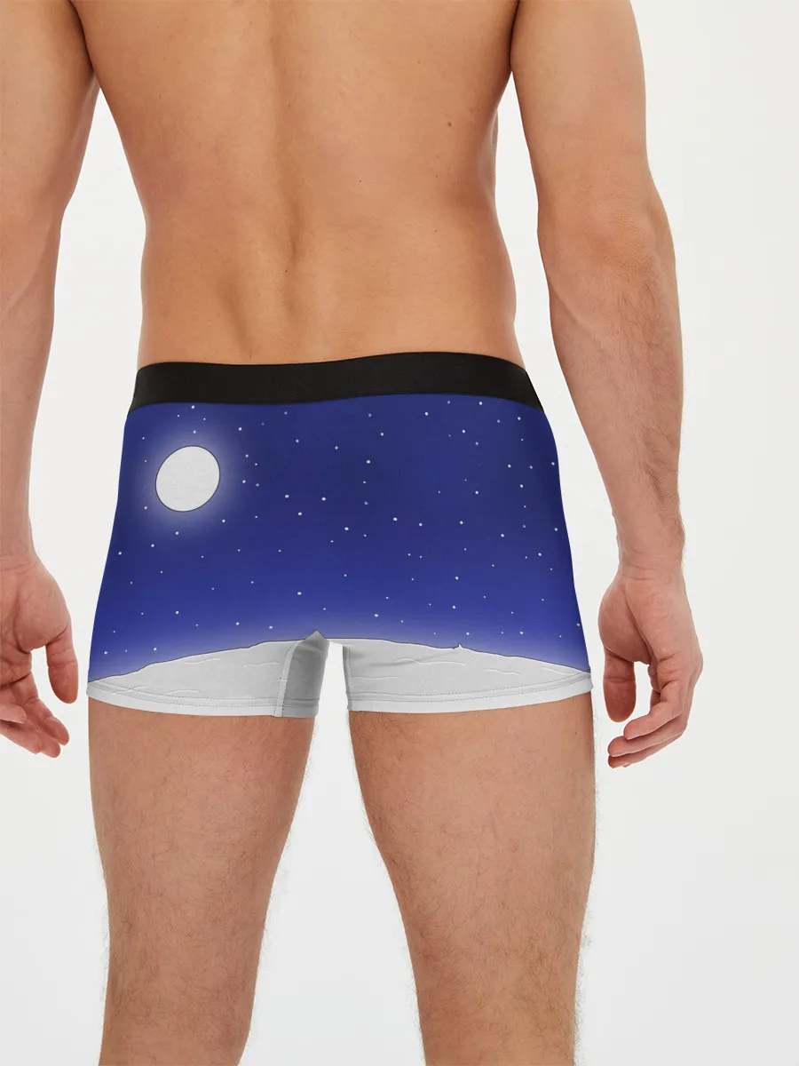 Мужские трусы боксеры / Гомер Санта Клаус