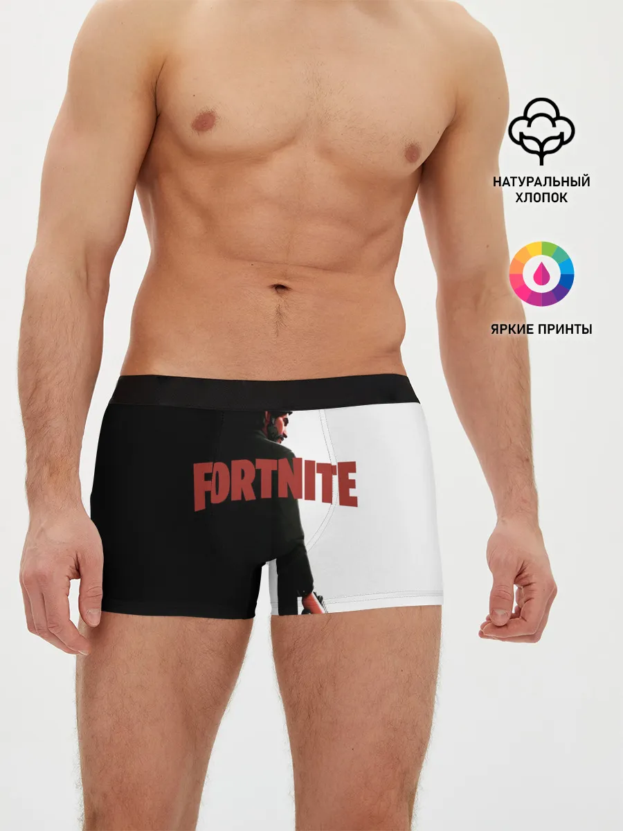 Мужские трусы боксеры / The Reaper Half Black Fortnite