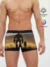 Мужские трусы боксеры / Бамблби и Чарли на закате