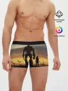 Мужские трусы боксеры / Бамблби и Чарли на закате