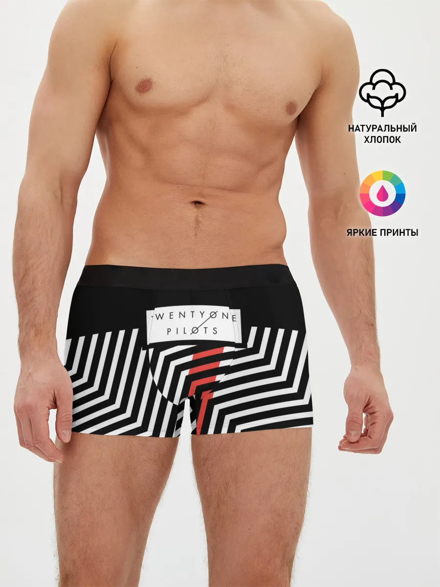 Мужские трусы боксеры / Twenty One Pilots - Blurryface