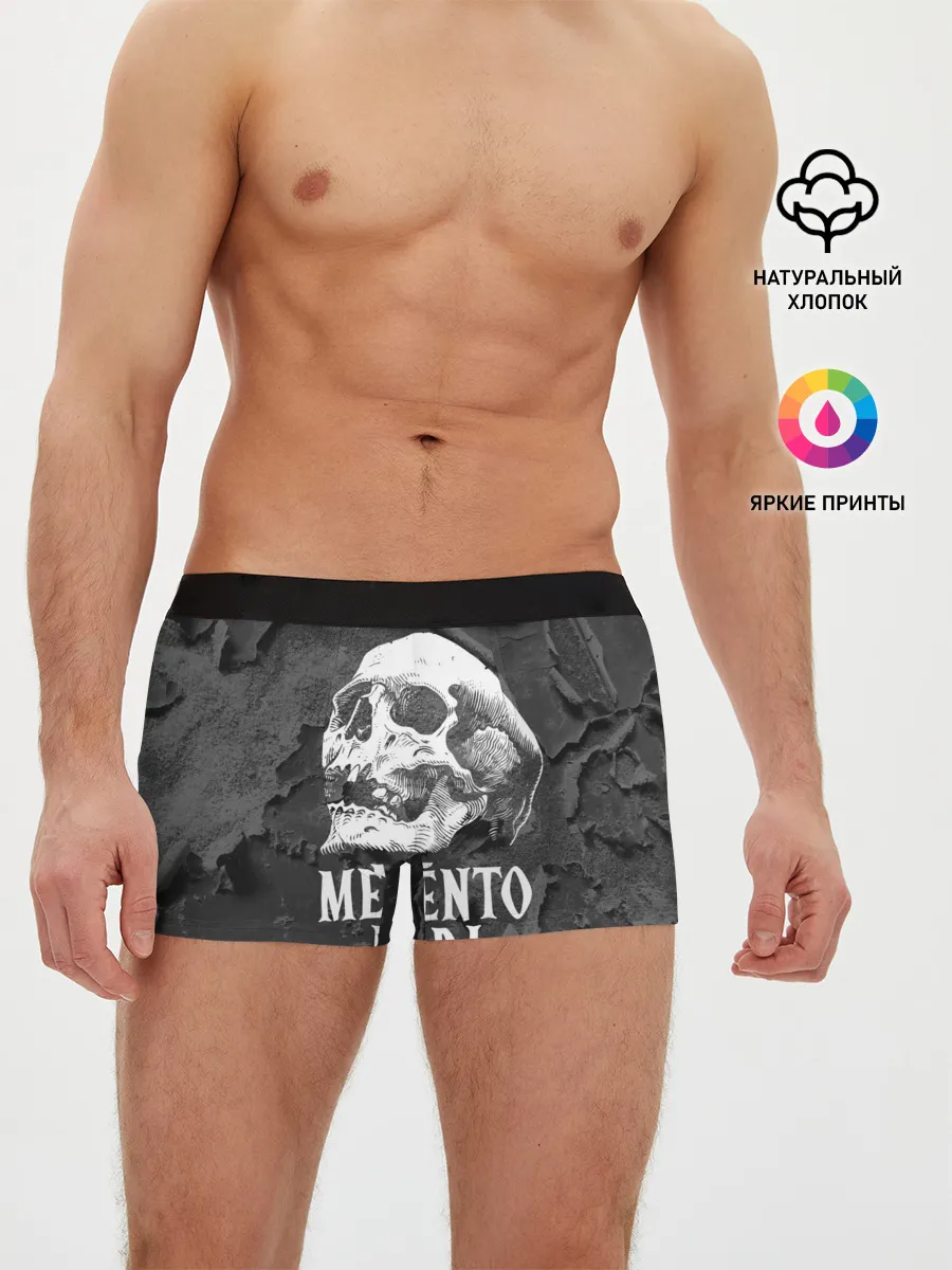 Мужские трусы боксеры / Memento mori