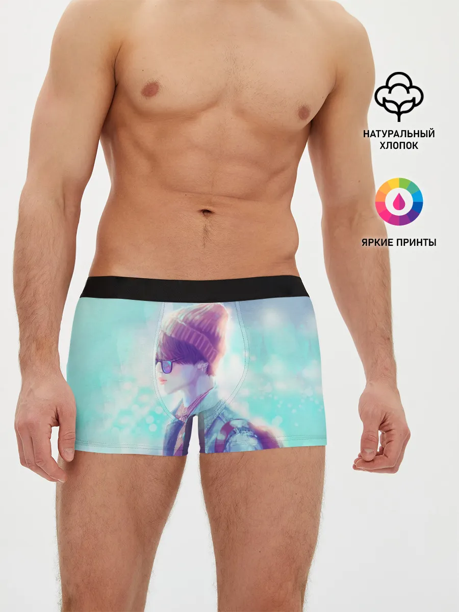 Мужские трусы боксеры / BTS. Jimin