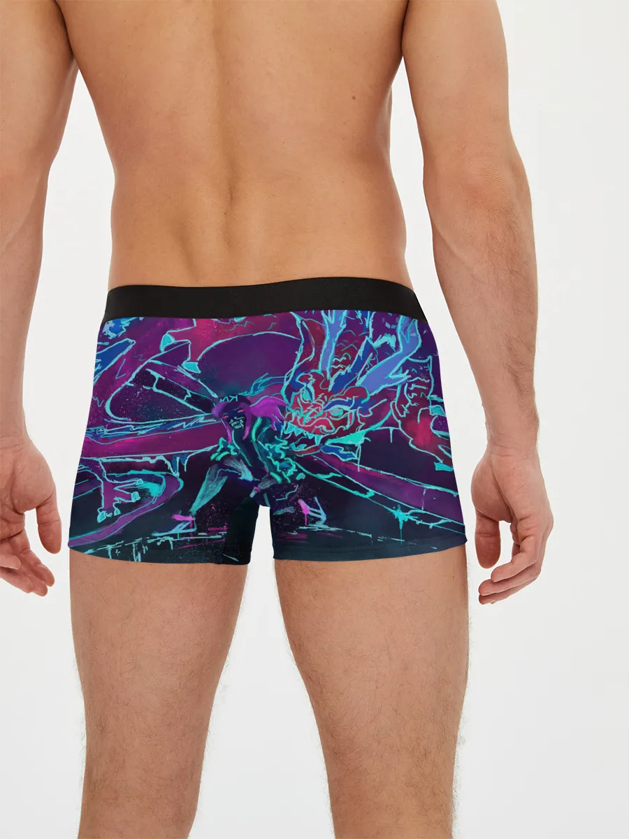 Мужские трусы боксеры / lol kda akali