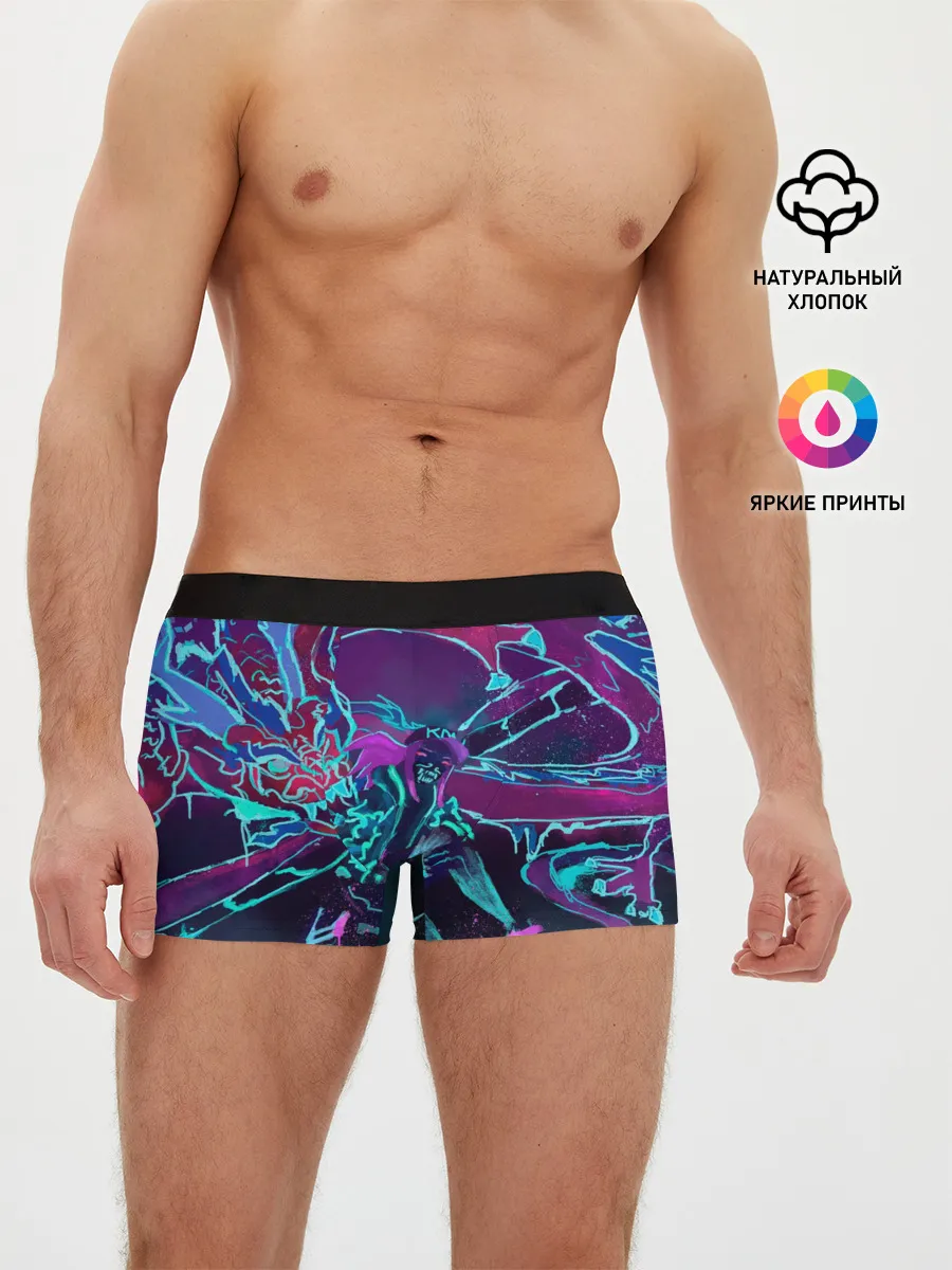 Мужские трусы боксеры / lol kda akali