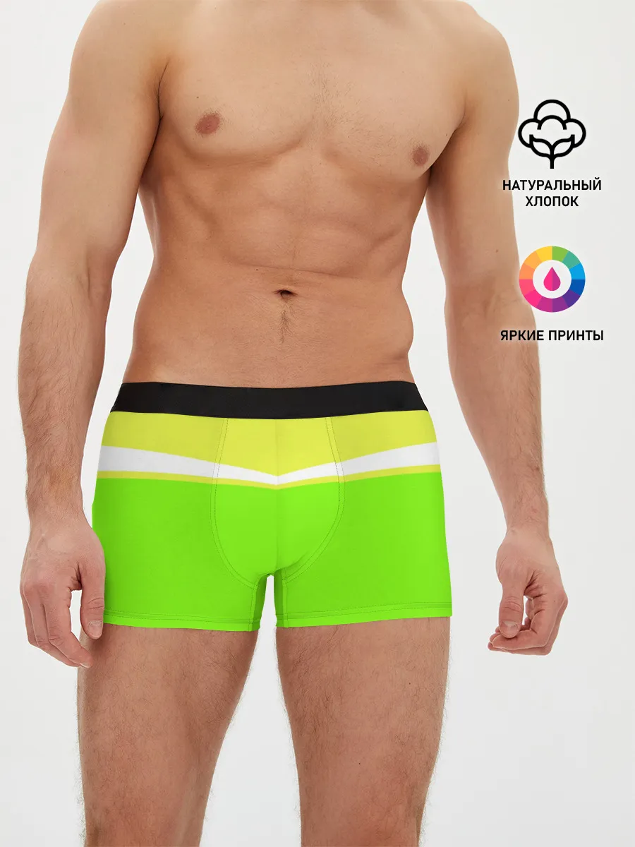 Мужские трусы боксеры / Угол зеленый