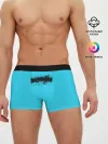 Мужские трусы боксеры / Гранж голубой