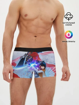 Мужские трусы боксеры / Narberal и Ainz Ooal Gown