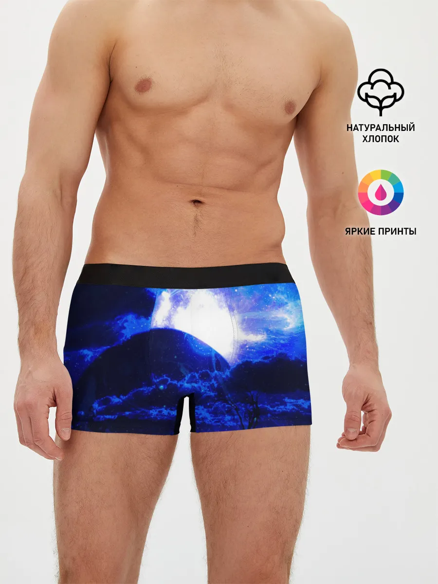 Мужские трусы боксеры / Космический закат