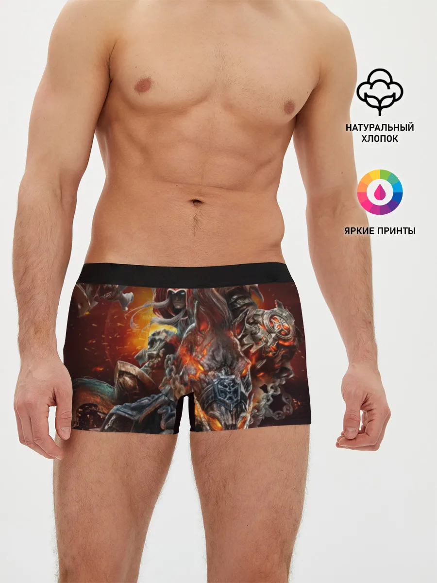 Мужские трусы боксеры / Демон-Всадник