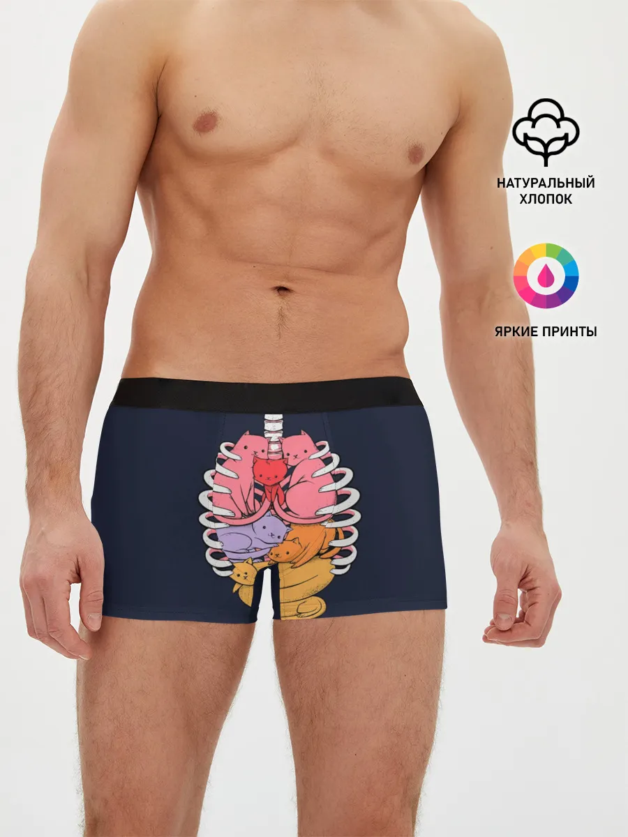 Мужские трусы боксеры / Внутри Меня Котики