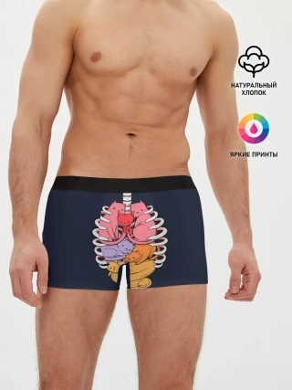 Мужские трусы боксеры / Внутри Меня Котики