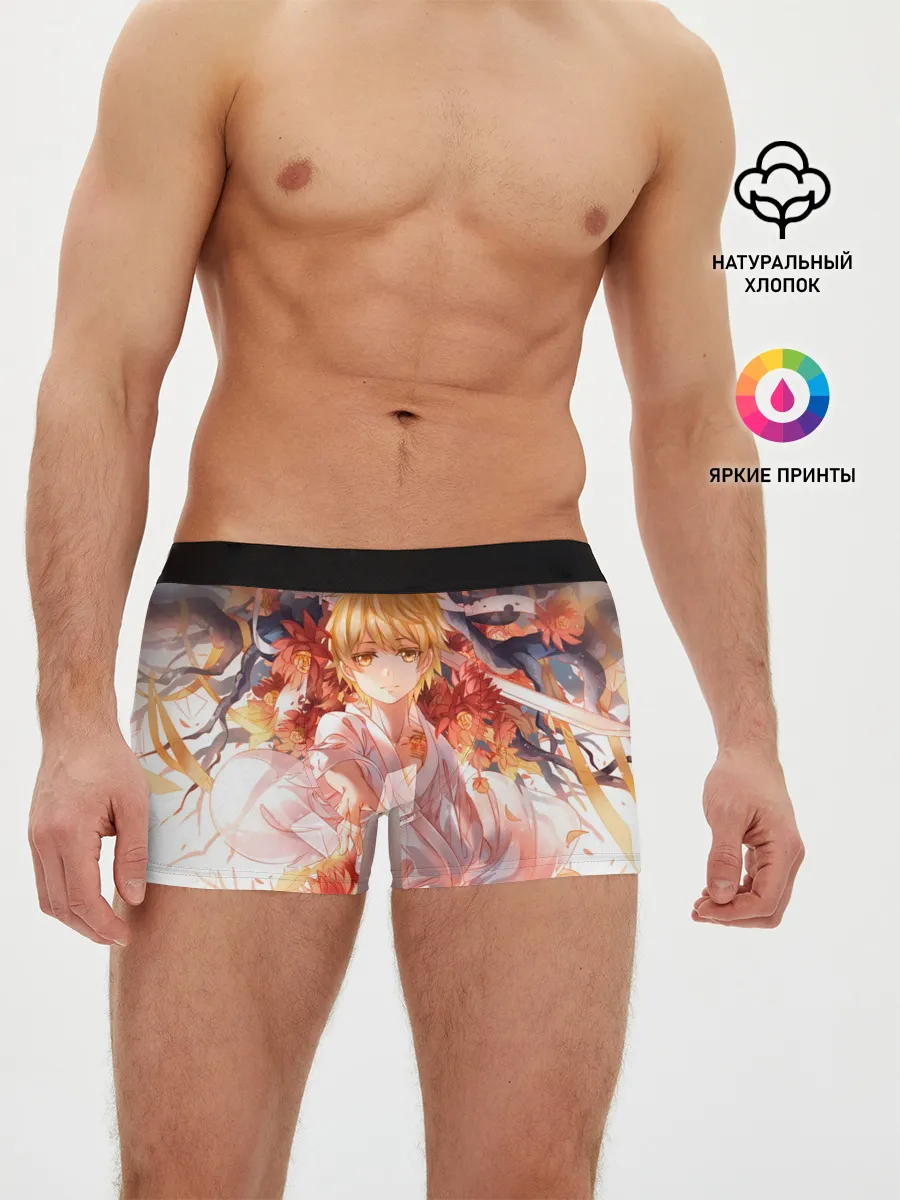 Мужские трусы боксеры / БЕЗДОМНЫЙ БОГ. Юкинэ в цветах
